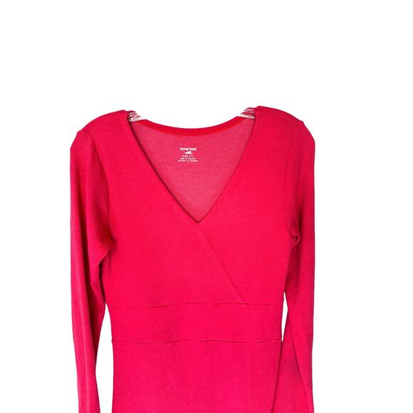 Toad & Co Horny Toad Pink Long Sleeve Finlay Dress Small Performance Stretch - Picture 5 of 15